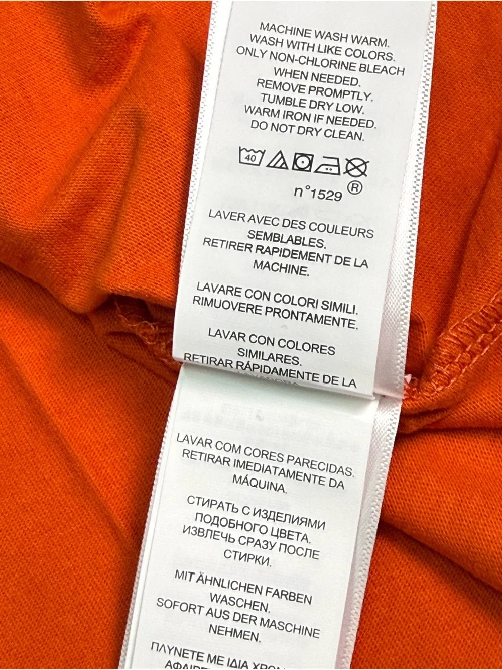 Big and Tell Polo Ralph Lauren Orange Green Pony Classic Fit Crew Neck T-Shirt